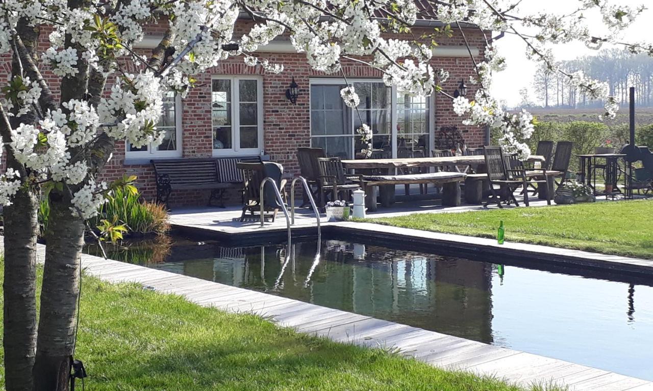 B & B Victors Hof, Met Zwemvijver In Landelijke Setting Lievegem Bagian luar foto